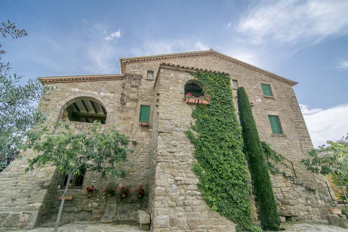 The accommodation is on the first and second floor